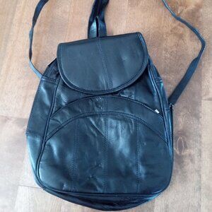SMALL LEATHER BACKPACK